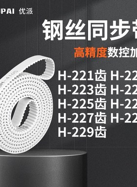 同步皮带H223齿H224齿H225H226H227H228H229齿12.7机械PU型同步带