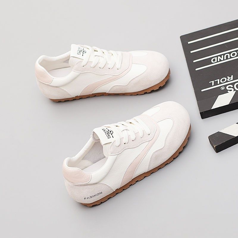 爆款大码女鞋41一43单鞋2025春季新款德训鞋休闲时尚脚宽胖肥板鞋,女鞋,德训鞋,淘宝优惠券,粉丝福利购,淘宝优惠卷