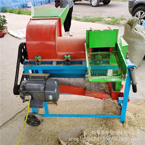 新款多功能脱粒机 移动式黄豆打粒机 油菜籽脱粒机