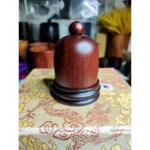 紫檀木扳指盒首饰收纳盒便携中式覆古带盖高端清仓红木扳指