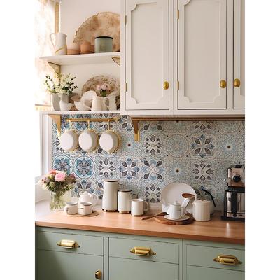 Sonnet | 法式覆古葡萄牙花砖贴纸厨房墙面彷瓷砖贴纸装饰防水