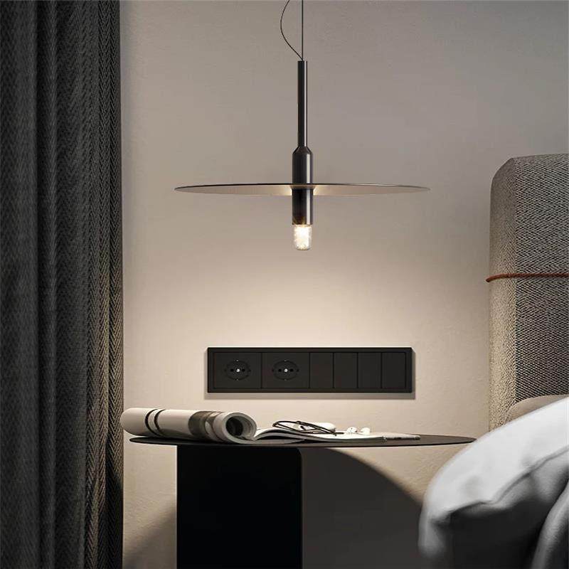 现代工业风北欧简约床头玄关吧台过道餐厅ins床头创意飞碟小吊灯,家装灯饰光源,床头/玄关/吧台/过道吊灯,淘宝优惠券,粉丝福利购,淘宝优惠卷