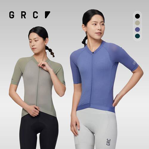 GRC新款DELTA天丝春夏透气速干上衣公路车自行车骑行服骑行短袖女