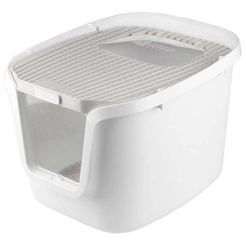 猫砂盆翻盖防外溅顶入式肥猫防臭猫屎盆除臭超大大号厕所猫全封闭