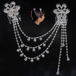 新娘饰品韩国水钻插梳结婚花朵发梳韩版 头饰 发卡时尚