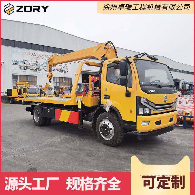 汽车随车吊5吨6.吨8运输小型伸缩折叠臂供应吊车起重机厂家