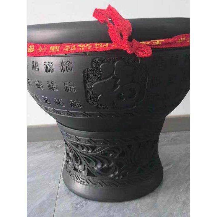 ​景德镇大号水缸落地鱼缸造景荷花鱼盆古法阳台陶瓷百福乌龟瓦缸