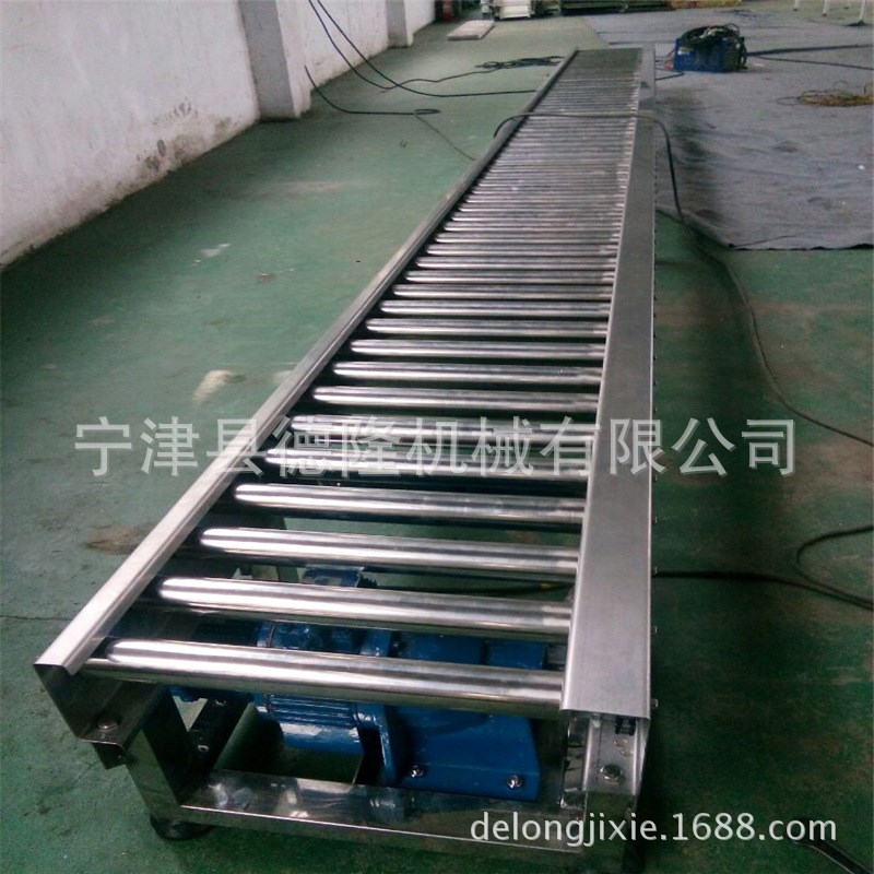 厂家提供 电动滚筒输送机 环形滚筒输送线 滚筒式Y自动流水线