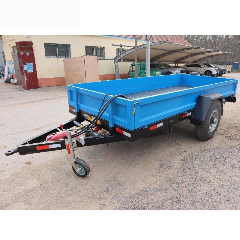 4吨平板拖车履带拖车钻井机拖车拖拉机运输拖车拖斗车