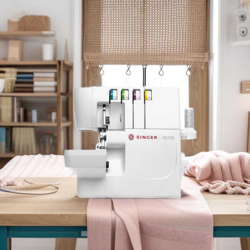 S0105缝纫机家用四线包缝机全自动锁边机服装设备电动缝纫