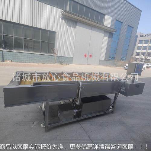 牡蛎毛辊清洗机全毛动自不锈钢毛辊清洗刷机大姜根FX-1500茎类蔬