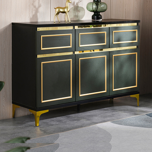 轻奢风餐b边柜客厅饭酒店餐厅厨房备餐柜置物储物柜茶水柜商用柜