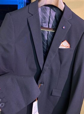 韩版潮流休闲商务西装小西服青年帅气黑色男士修身外套Q106