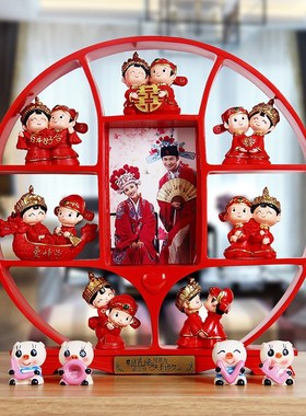 结婚礼物送新人新婚闺蜜新娘同事女的高档高级实用订婚庆礼品摆件