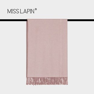 澜品北欧风粉色流苏披毯轻奢酒店客厅沙发毯样板间卧室搭毯床尾巾