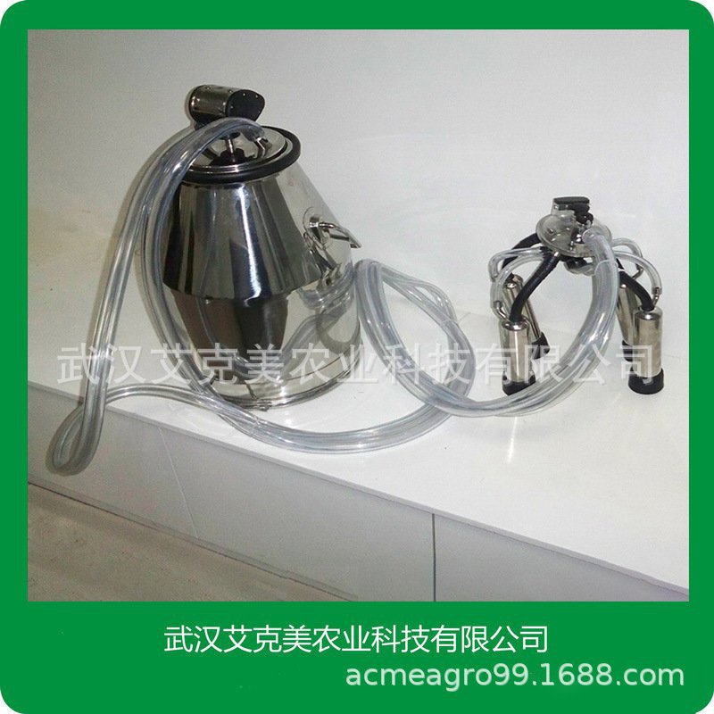 四头牛用吸奶g机家用挤奶机牛羊挤奶机配件不锈钢奶桶mai动挤奶器