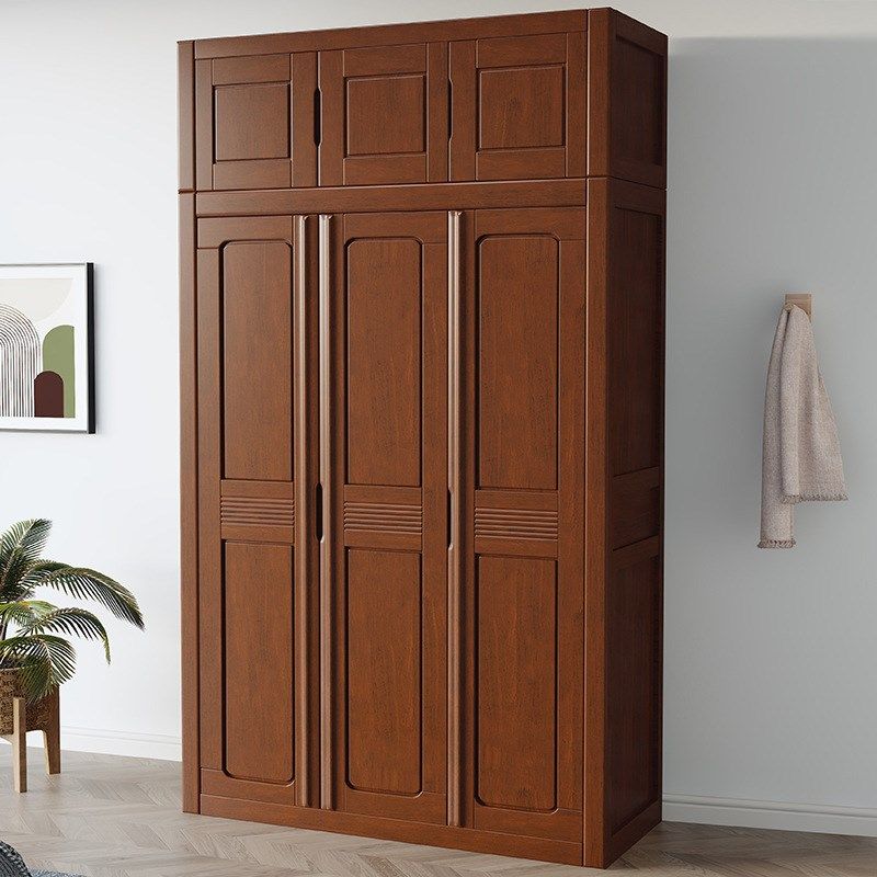 全实木衣柜卧室家用现代中式收纳储物柜小户型345门开门衣橱,住宅家具,独立衣柜,淘宝优惠券,粉丝福利购,淘宝优惠卷