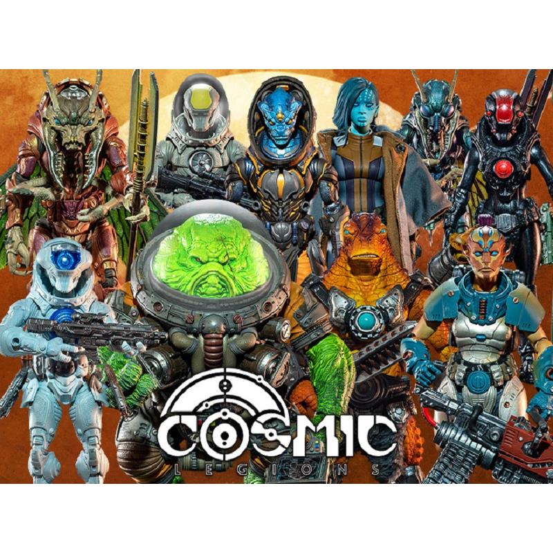 现货 四骑士 宇宙军团 7寸可动人偶 第1波CLW1典狱长狱卒泰加四手