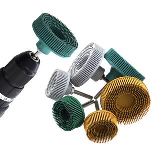 电钻圆盘刷 金刚砂橡胶磨料刷 去毛刺抛光打磨刷子2寸 3寸