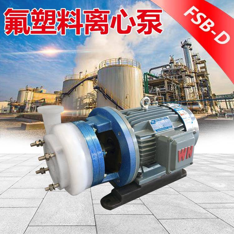 80FSB-30D离心泵短支架卧式喷淋泵耐酸碱增压稳压泵泵阀