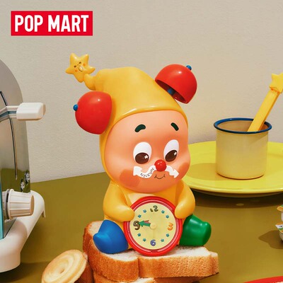 POPMART泡泡玛特123！星星人系列闹钟摆件潮流周边家居摆件新品