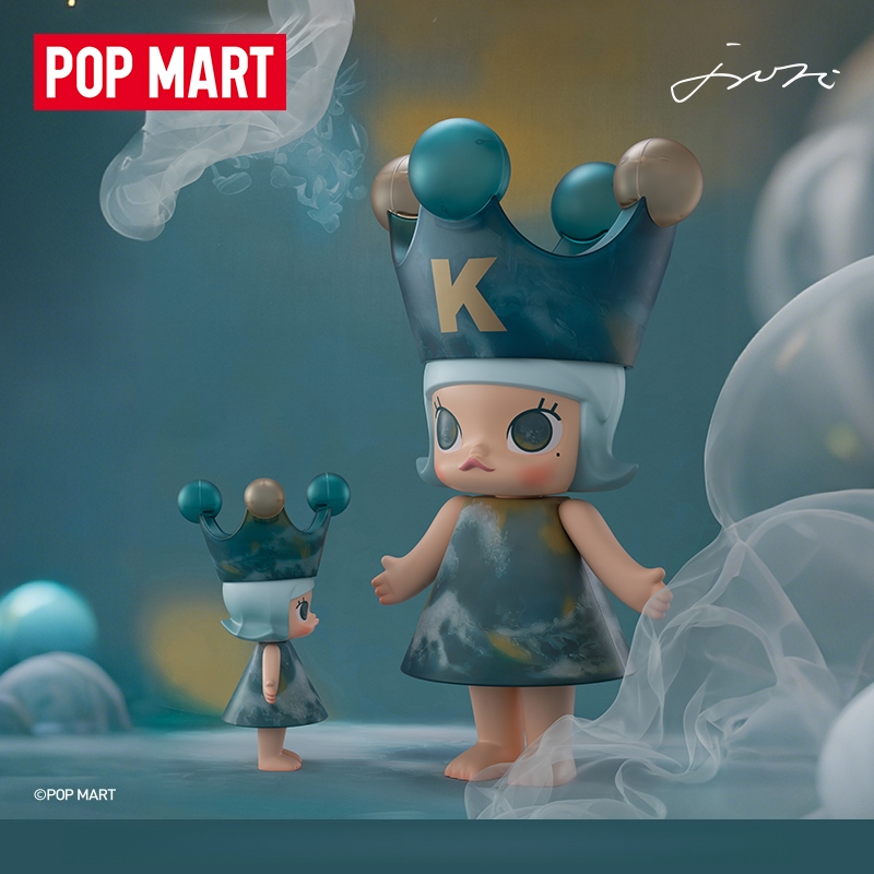POPMART泡泡玛特MEGA ROYAL MOLLY 1000% 游雯迪兔浪大娃潮玩摆件