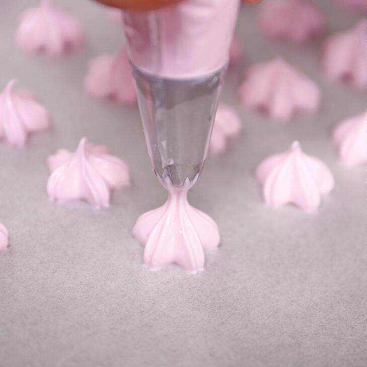 樱花裱花嘴不锈钢裱花嘴 曲奇溶豆花嘴