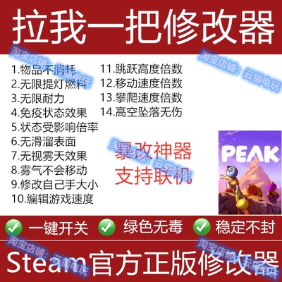 拉我一把修改器epicPEAK联机辅助魔法科技peak steam爬登山模拟器