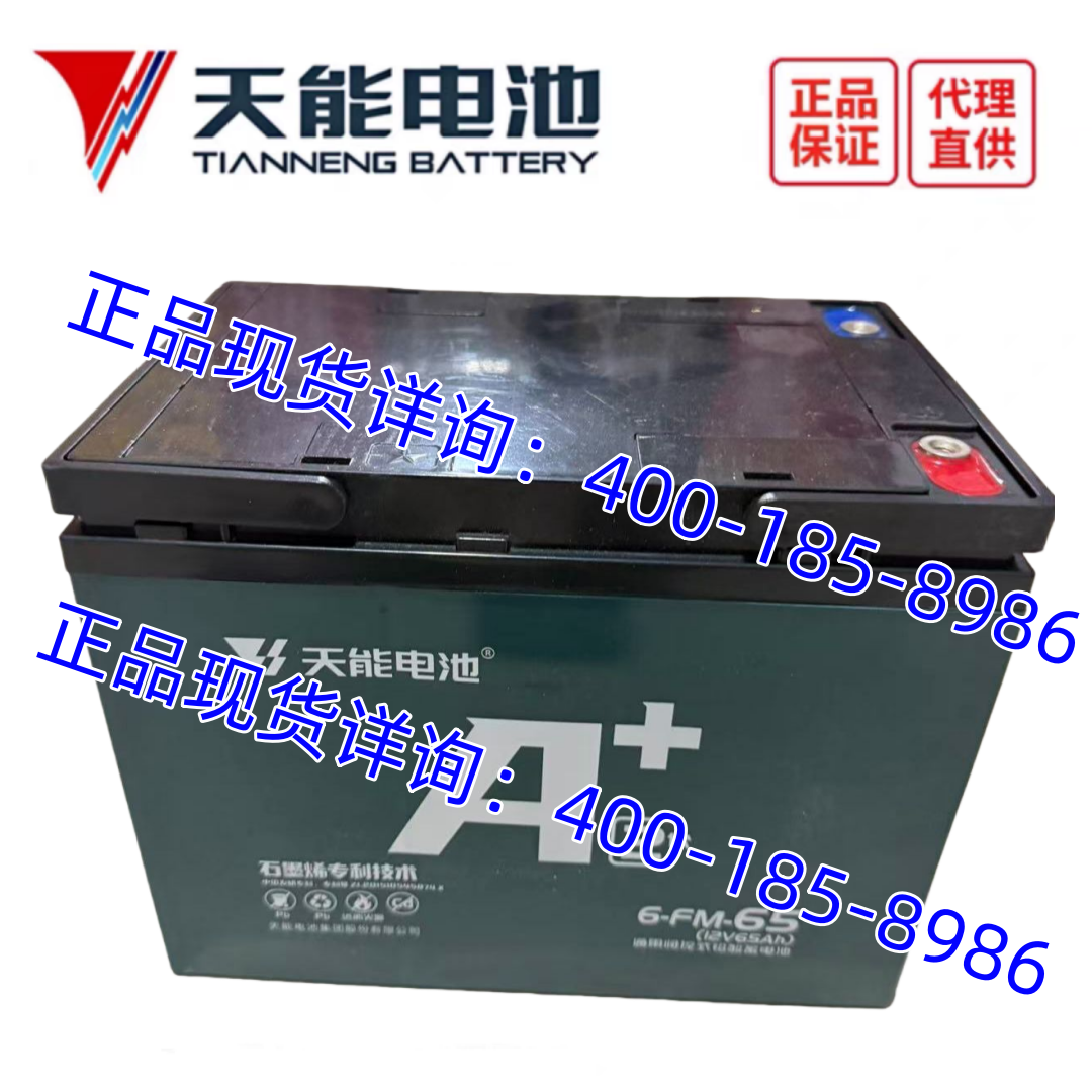 天能电瓶6-EVF-58.3更新为6-FM-65电动三轮车电轿车12V58AH蓄电池