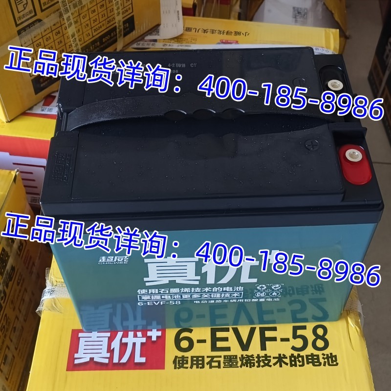 6-EVF-58超威电瓶电动车电池