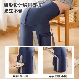 高深 家用洗脚盆泡脚袋泡脚桶养生小腿足浴过可折叠恒温神器便携式