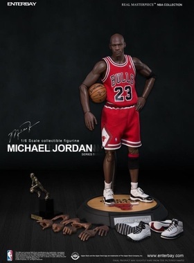 全新现货 Enterbay EB  迈克尔乔丹 23号 红