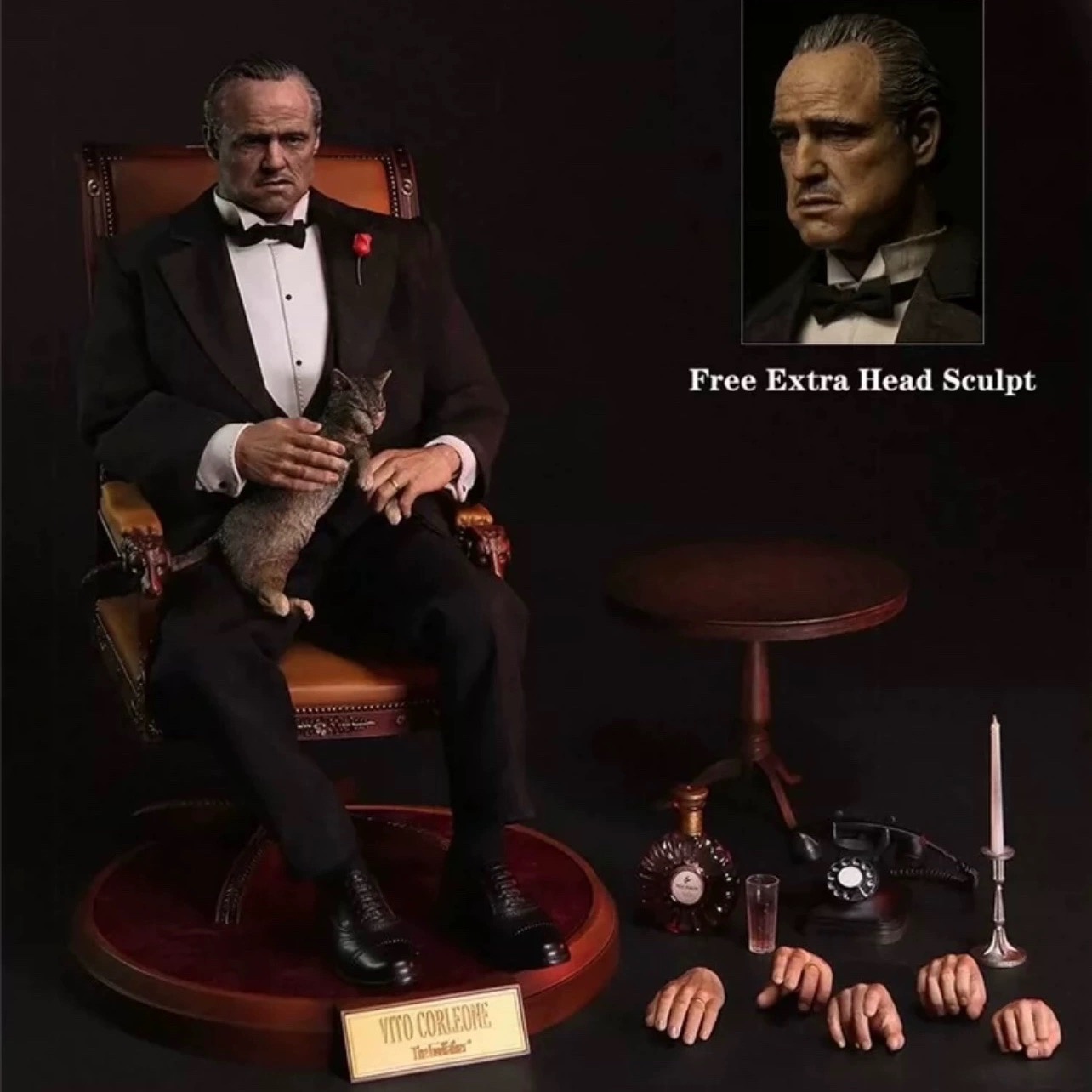 全新现货 DAMTOYS 1/6 教父 维托科莱昂 1972