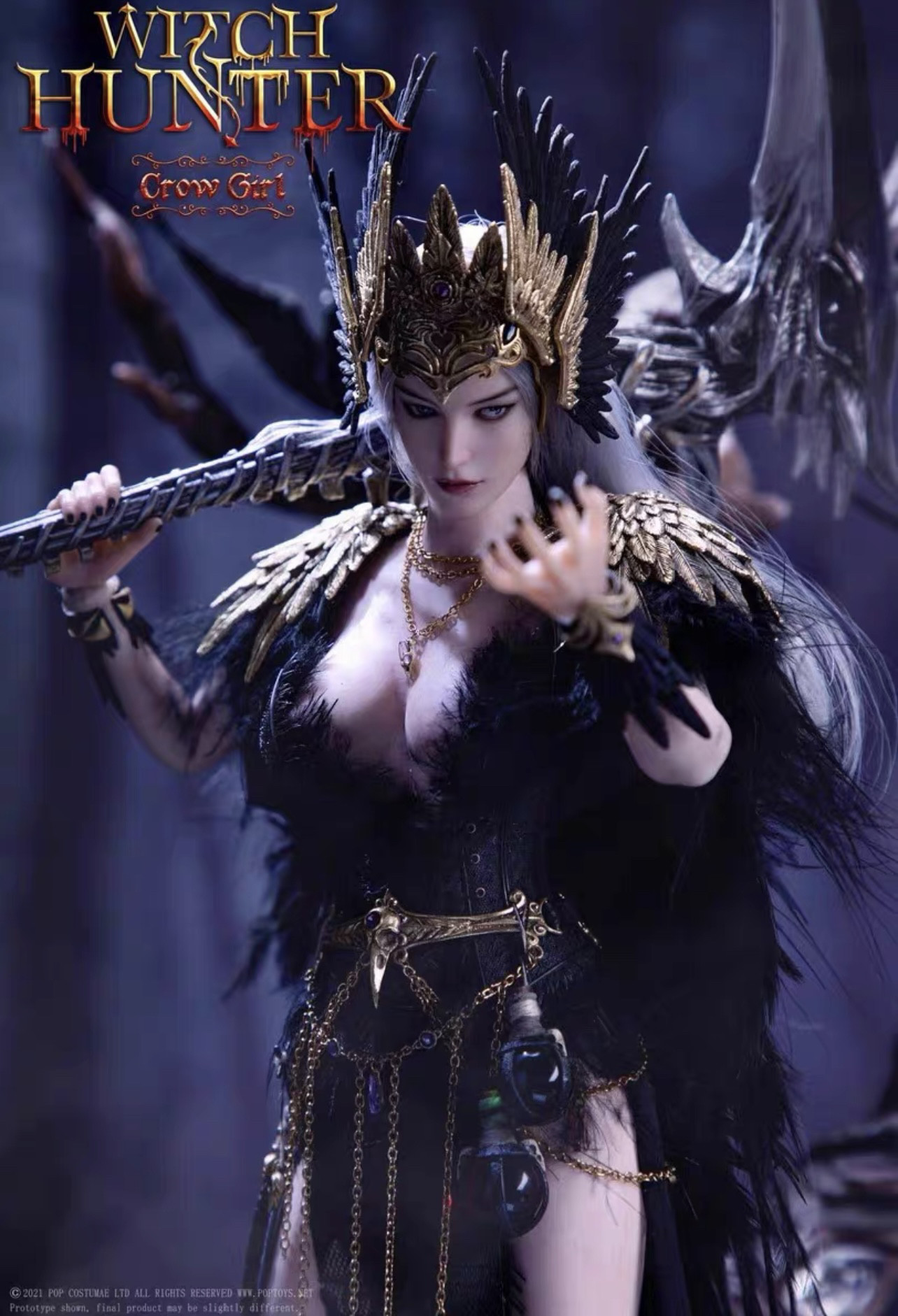 全新现货 POP COSTUME 1/6 猎魔人 乌鸦女巫
