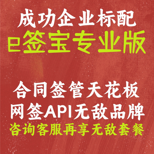 e签宝专业版API无敌套餐