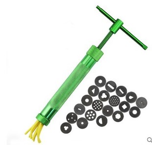 旋转式挤泥器 翻糖干佩斯 搓细条长条 条状工具