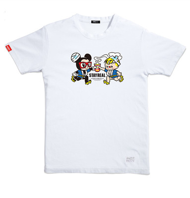 stayreal潮牌短袖时尚圆领t恤