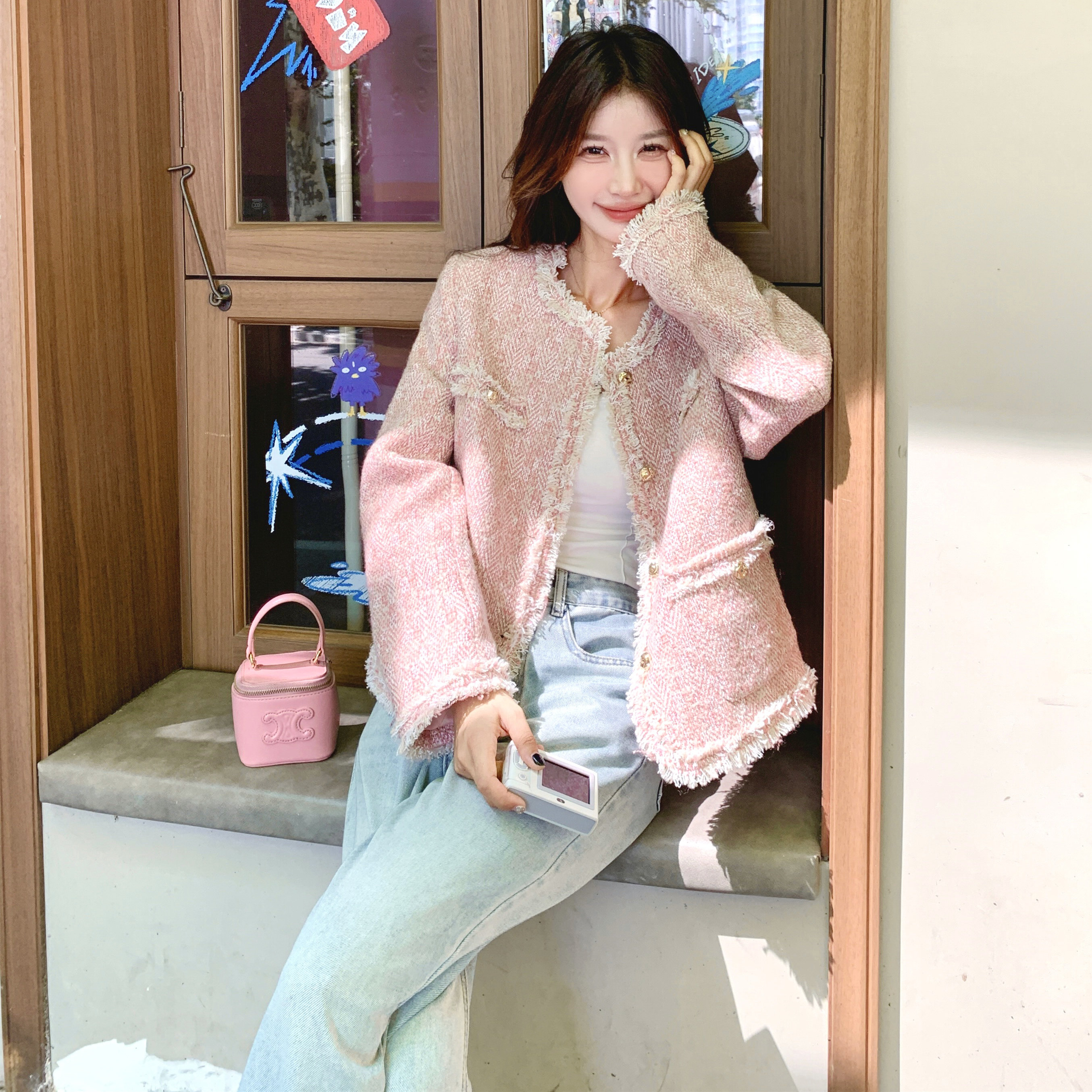 【档口有货】香风流苏外套2c079-9227-p165-k228,女装短外套,2C079