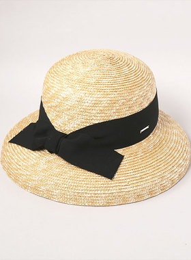 57.5cm CA4LA SHK01125 AMAND 3 春夏出游优雅草编圆顶遮阳渔夫帽