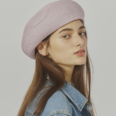 Chapeaud.o时尚优雅真丝贝雷帽