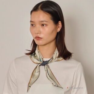 arth *manipuri triangle scarf65 253040360 优雅双面三角丝巾
