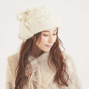 保暖针织飞行帽毛 日本人气品牌 CIRQUTURE CIQ037 hands&trains