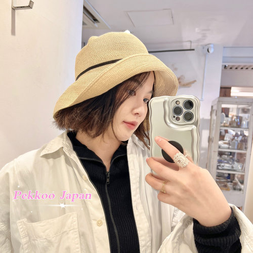 可折叠Matureha草帽遮阳帽女