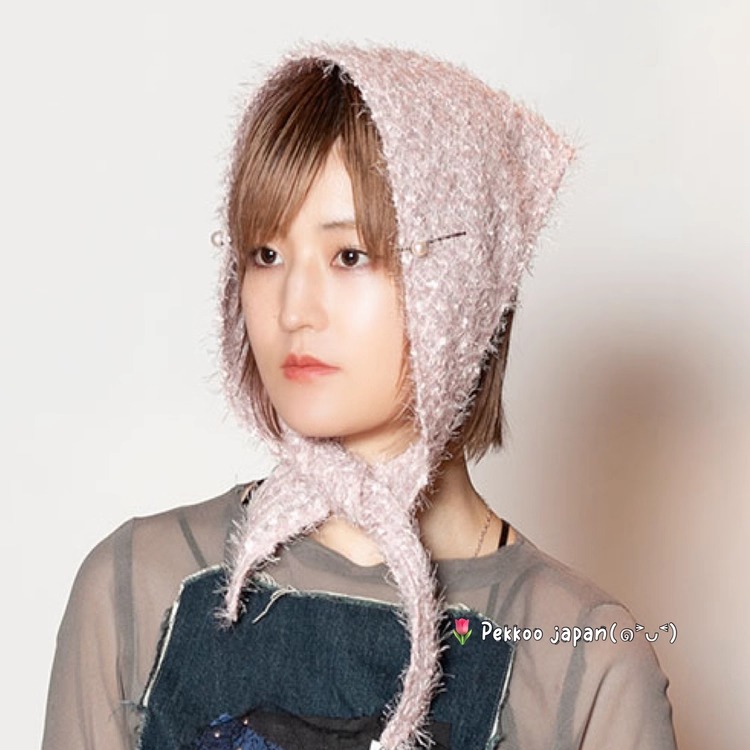 CA4LA PETRUS SHK01291 25年秋冬新款 甜美百搭 珍珠别针装饰头巾