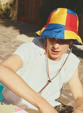 防水 可手洗 59cm CA4LA  DOU01994 BW PATCHY PARASOL户外渔夫帽