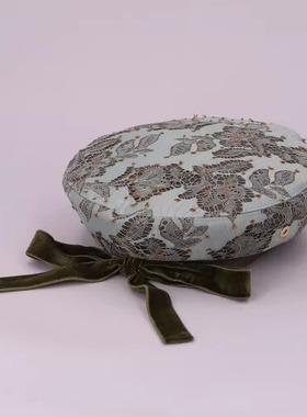 58cm CA4LA SHK01173 MARS RUBAN 8 秋冬可爱天鹅绒圆顶贝雷帽