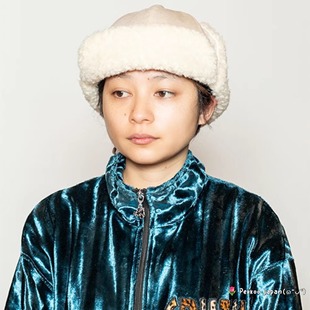 CA4LA 毛绒护耳帽 FLIEGER 秋冬休闲 飞行帽 CAM11024 58cm