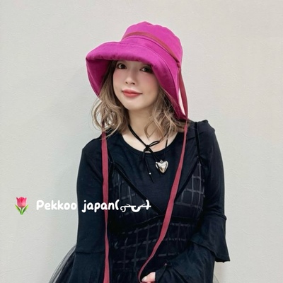 CIRQUTURE大帽檐纯色渔夫帽