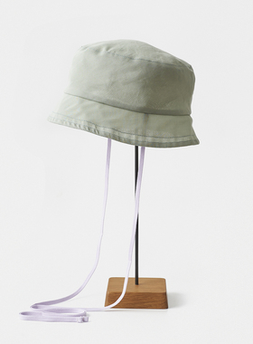 57.5cm mature ha MAS23-31 5cm帽檐 纯棉百搭透气平顶渔夫帽盆帽