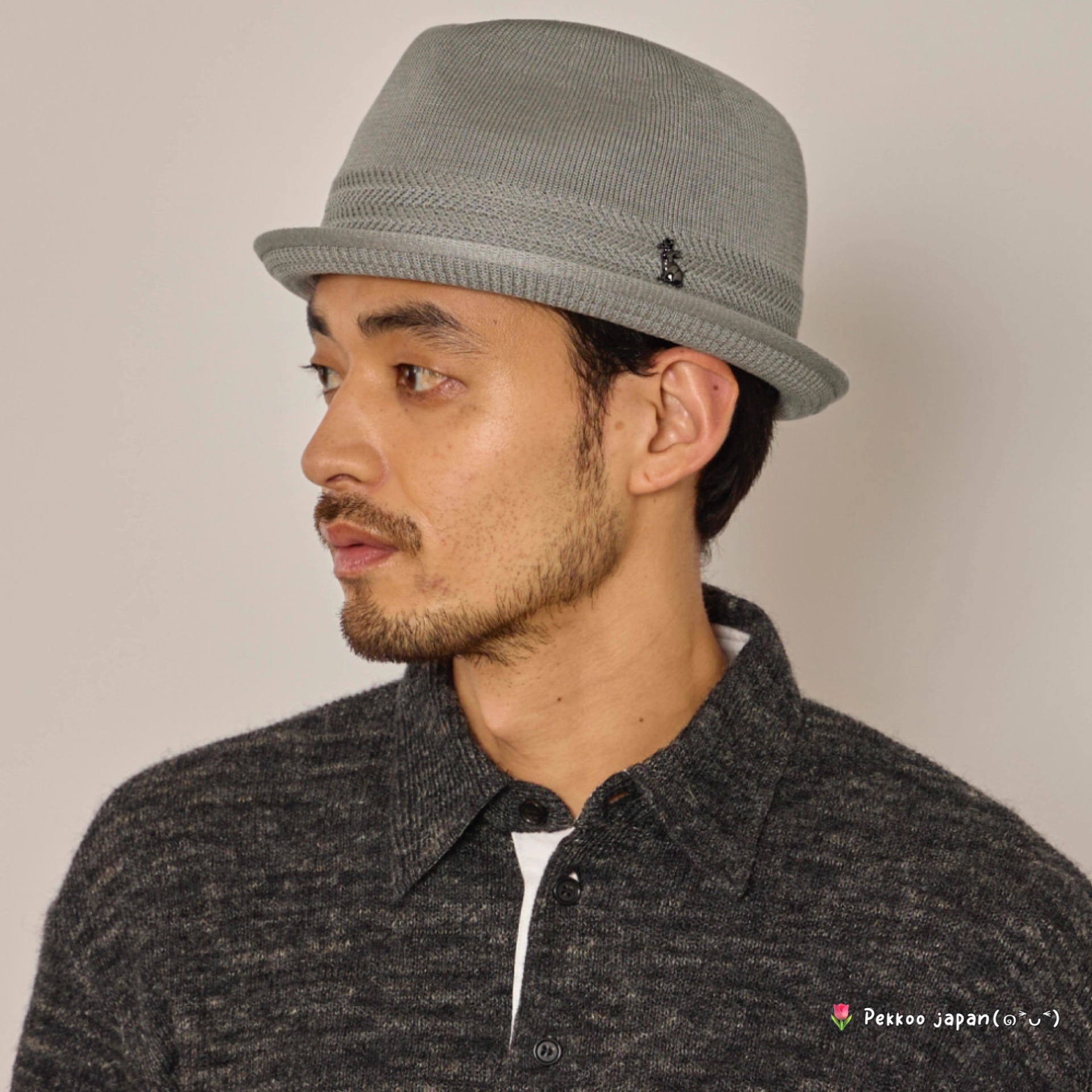 分码 arth TM Short Brim Fedora 253021002 质感丝绸混纺 中折帽